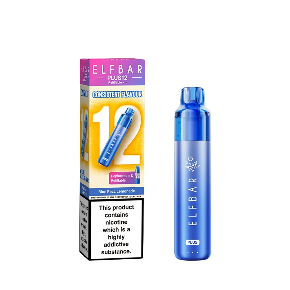 Elf Bar Plus 12 Prefilled Pod Kit - Blue Razz Lemonade